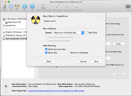 Copia dvd con Burn per Mac